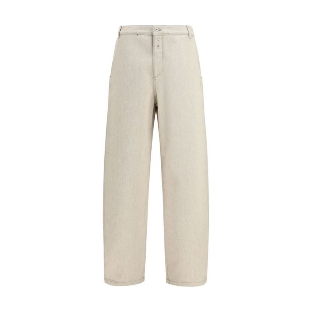 Jacquemus Beige Cotton Casual Men's Pants